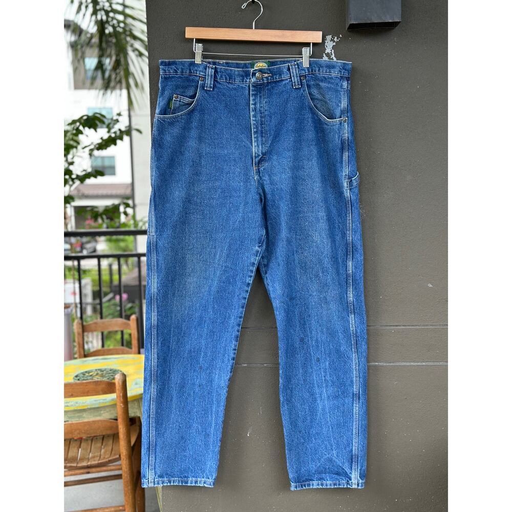 Cabela’s Outdoor Gear Men’s 44x34 Stonewashed Straight Leg Carpenter Work Jeans
